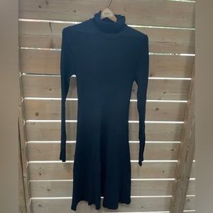 Banana Republic ribbed sweater dress size L Navy